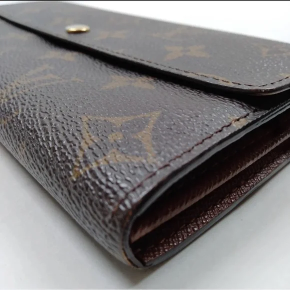 Louis Vuitton LV Wallet Brown Monogram Sarah Wallet - Picture 9 of 9